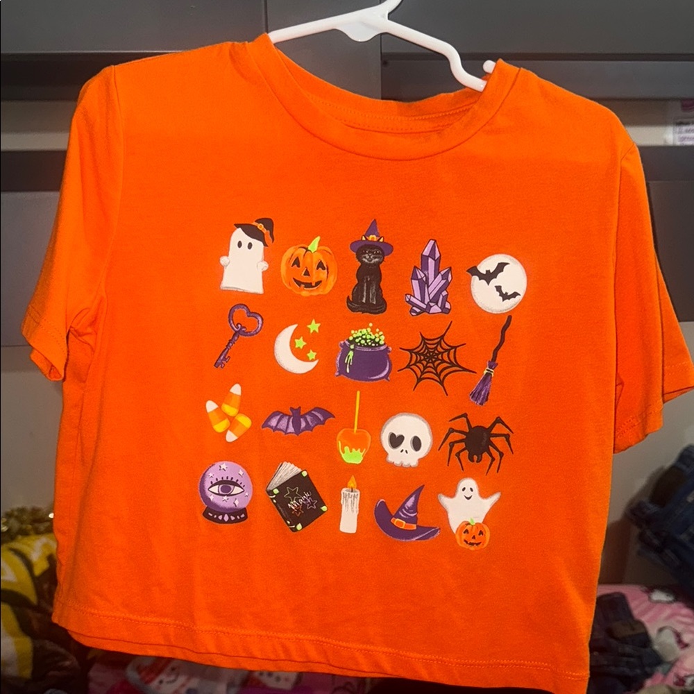 Orange Halloween Kids Costume T-Shirt